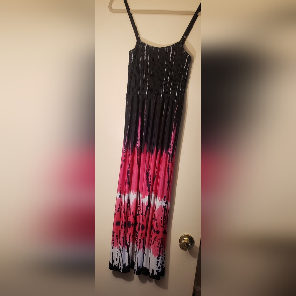 Cristinalove Black,White & pink Sundress